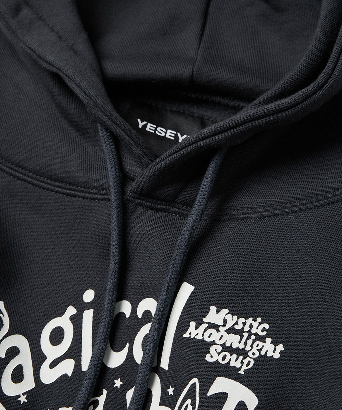 예스아이씨(YESEYESEE) Y.E.S Magical Hoodie Charcoal