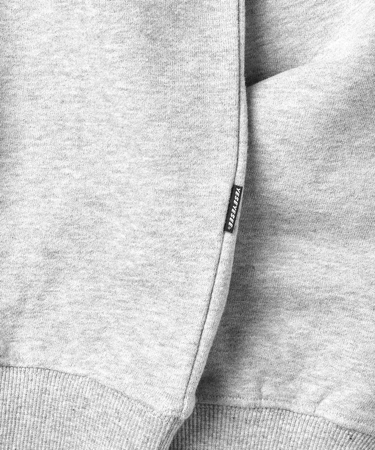 예스아이씨(YESEYESEE) Y.E.S C-Logo Hoodie Grey
