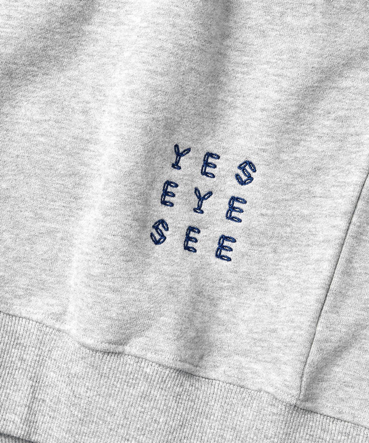 예스아이씨(YESEYESEE) Y.E.S C-Logo Hoodie Grey
