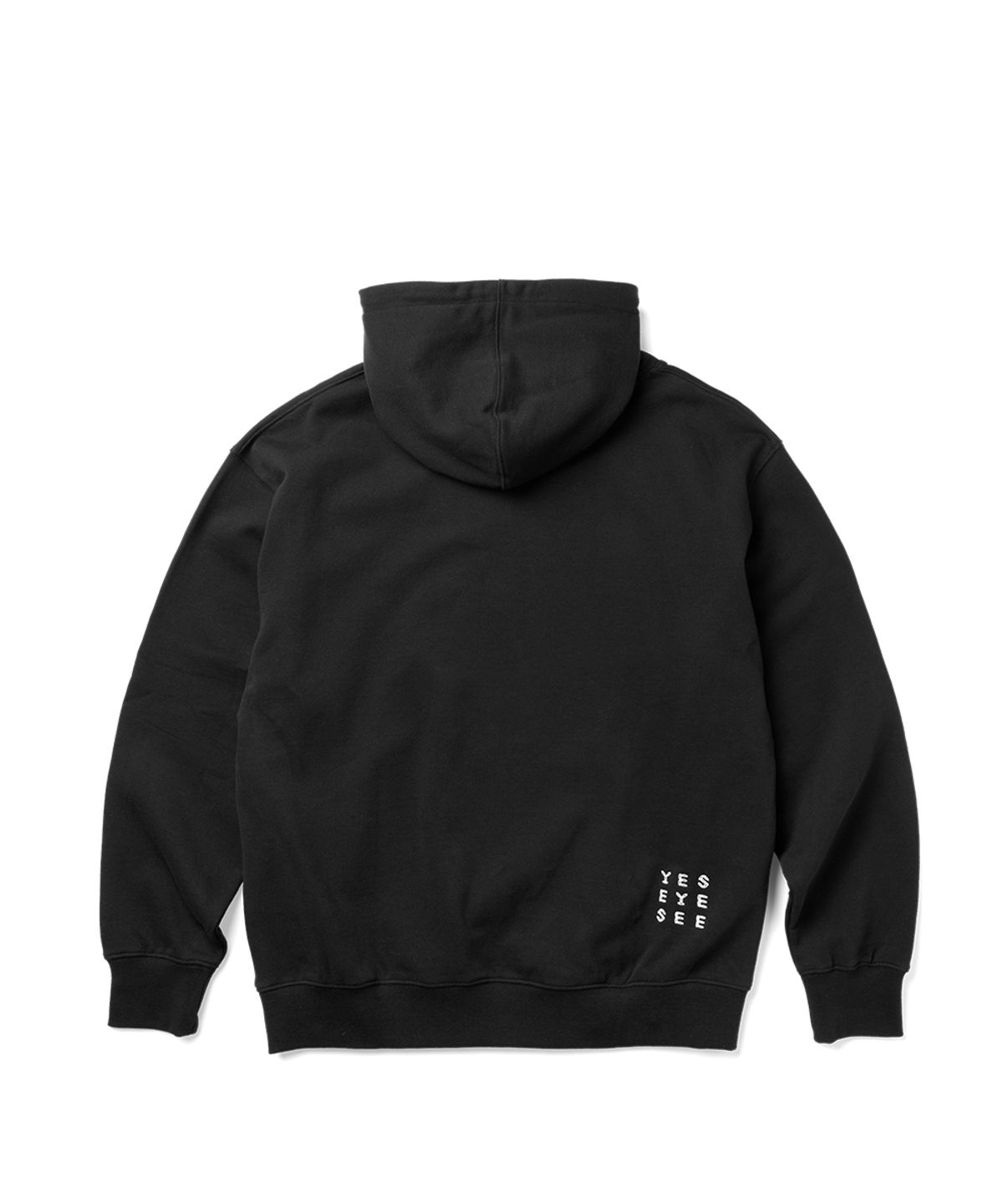 예스아이씨(YESEYESEE) Y.E.S C-Logo Hoodie Black
