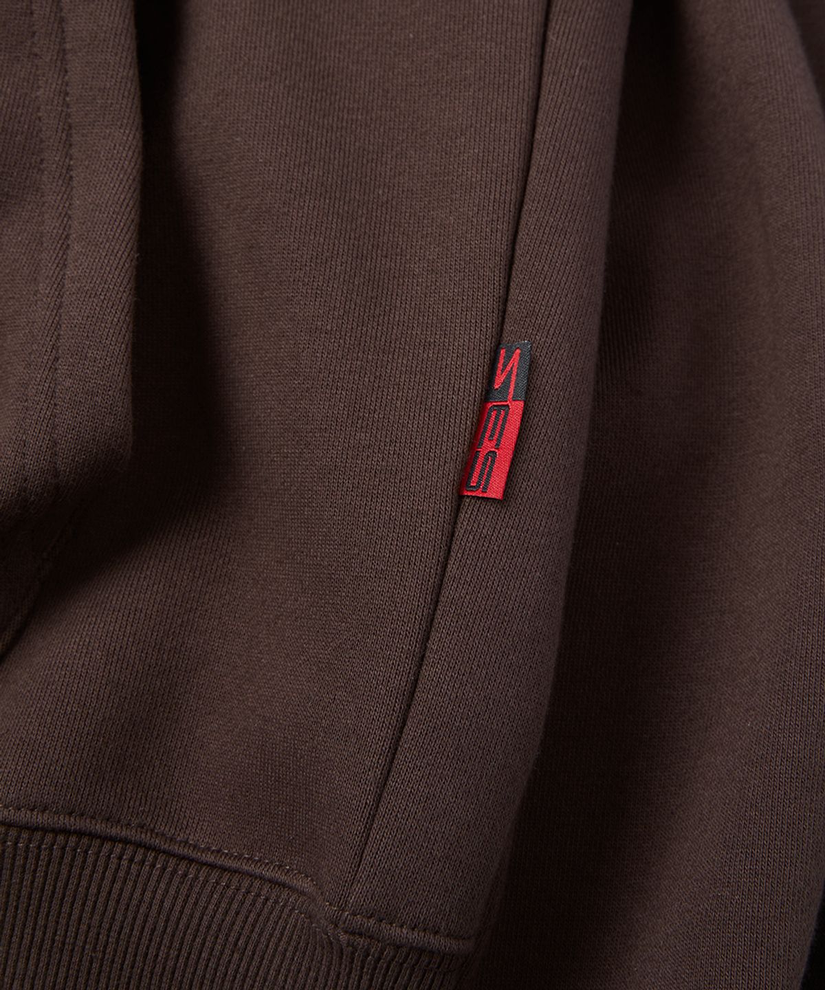 예스아이씨(YESEYESEE) Y.E.S Snail Logo Zip-up Hoodie Dark Brown