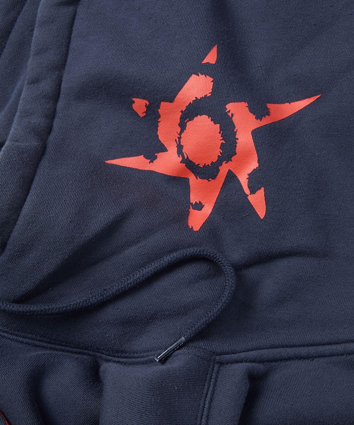 예스아이씨(YESEYESEE) Scanned Zip-up Hoodie Light Navy