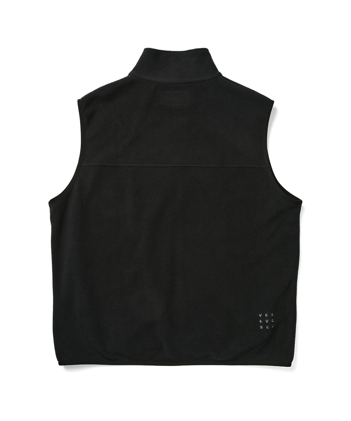 예스아이씨(YESEYESEE) Comfortable Light Fleece Vest Black