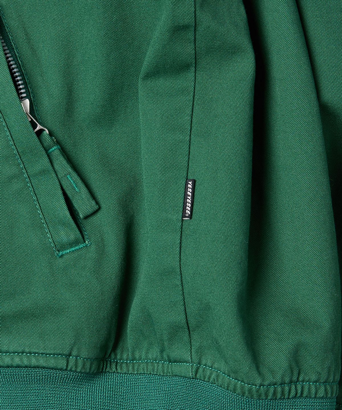 예스아이씨(YESEYESEE) Zip Work Jacket Green