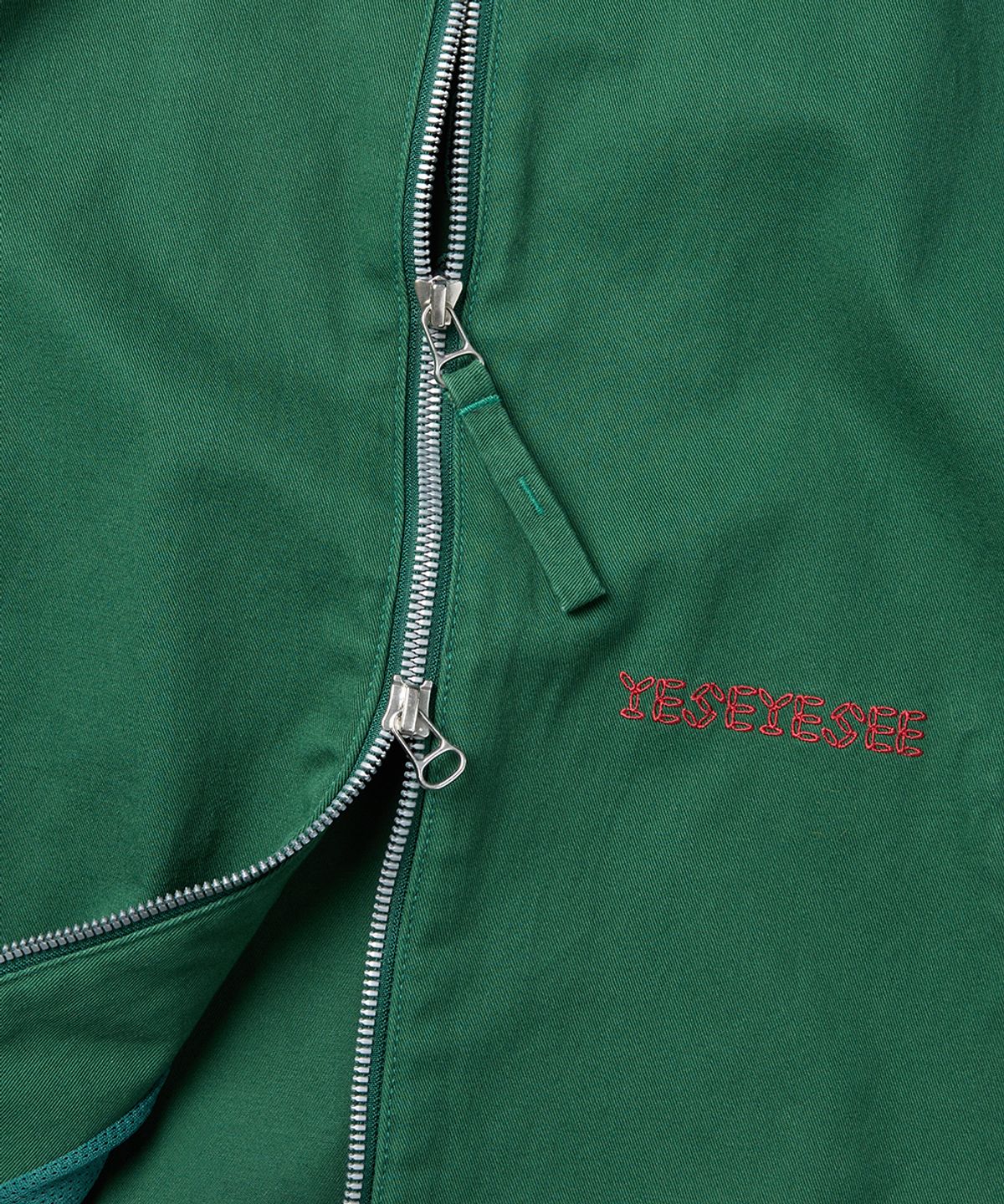 예스아이씨(YESEYESEE) Zip Work Jacket Green