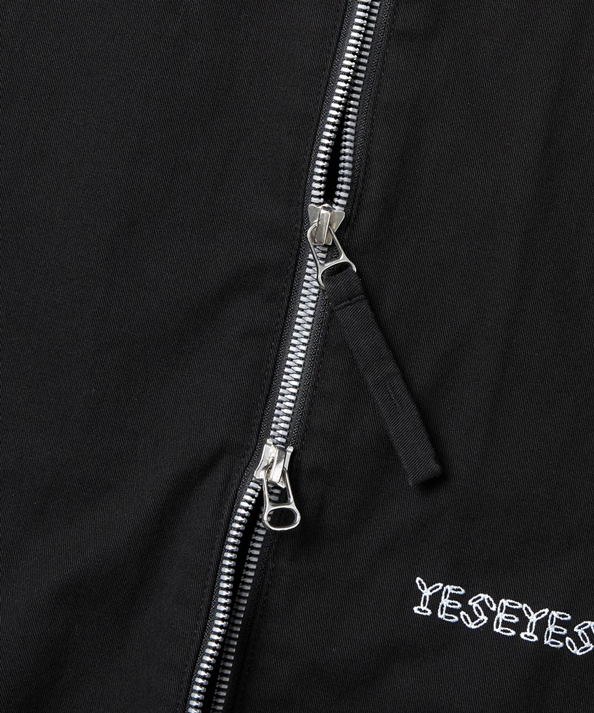 예스아이씨(YESEYESEE) Zip Work Jacket Black