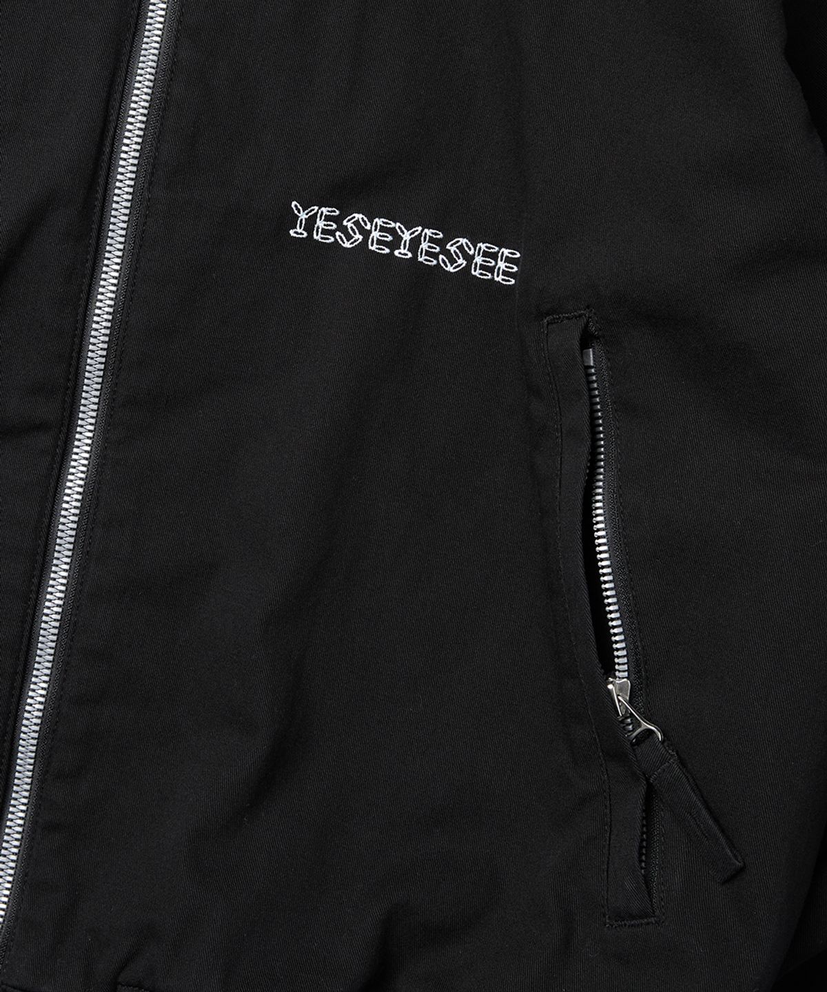 예스아이씨(YESEYESEE) Zip Work Jacket Black