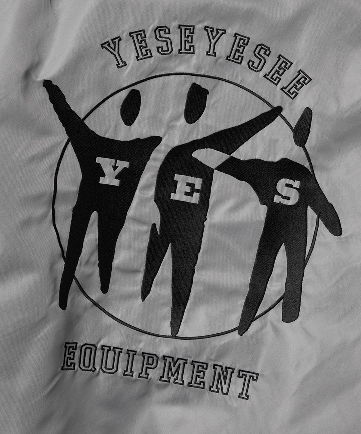 예스아이씨(YESEYESEE) Y.E.S Team Stadium Jacket Grey