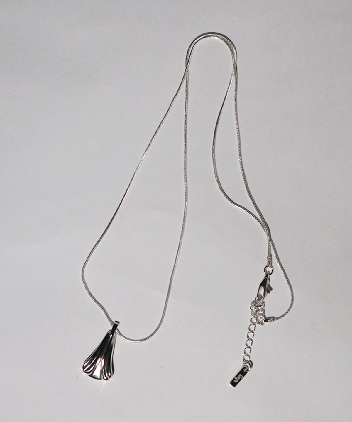 시에가하우스(SIEGA HOUSE) CLAMP-SHIR NECKLACE (SILVER)
