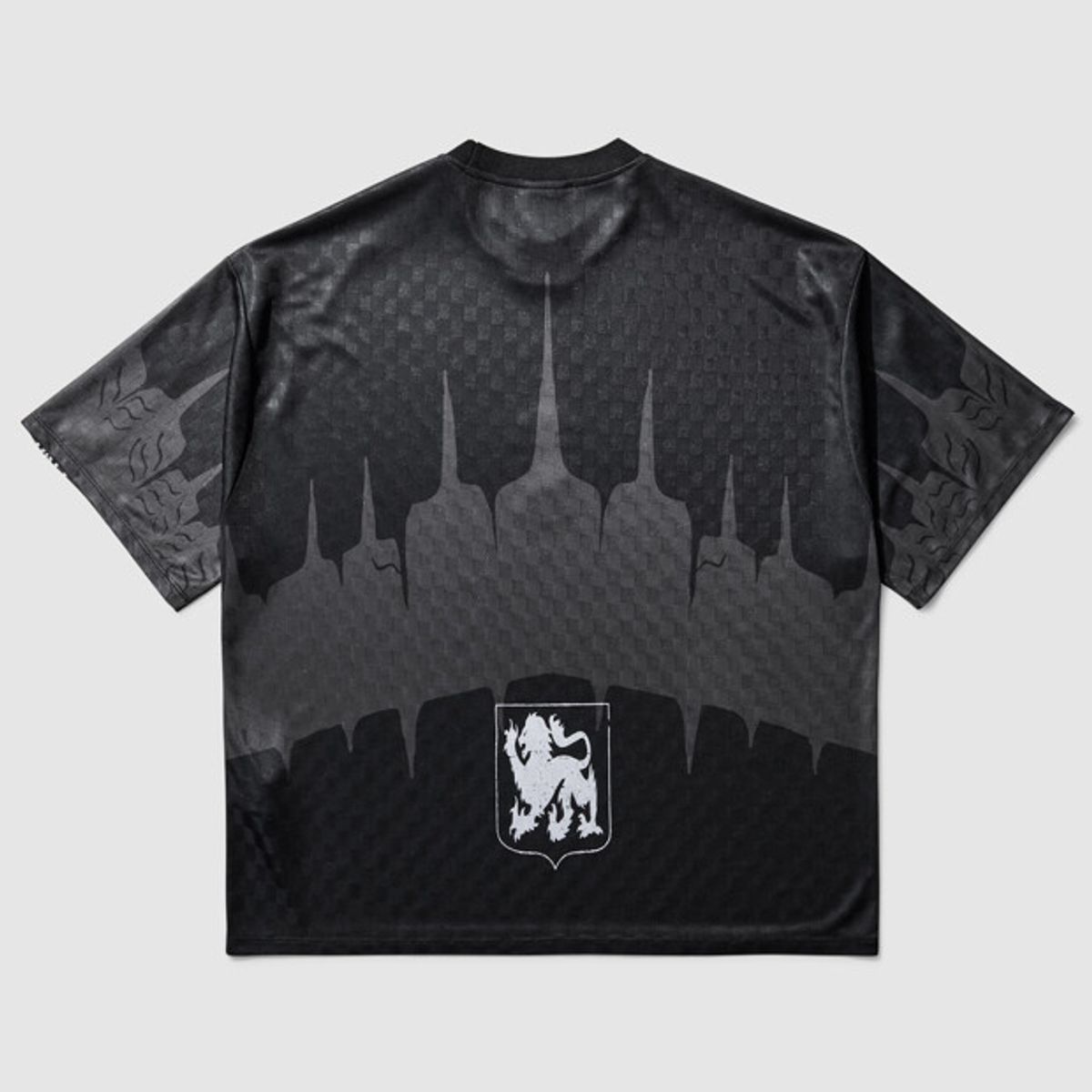 엄브로(UMBRO) [UMBRO X SLAM JAM] 히스토리 테이프 반팔 저지 블랙 UR111ORJ33