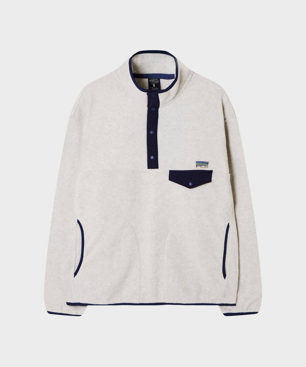 후아유(WHO.A.U) Button Fleece Half Zip-up / WHMAG4V22U