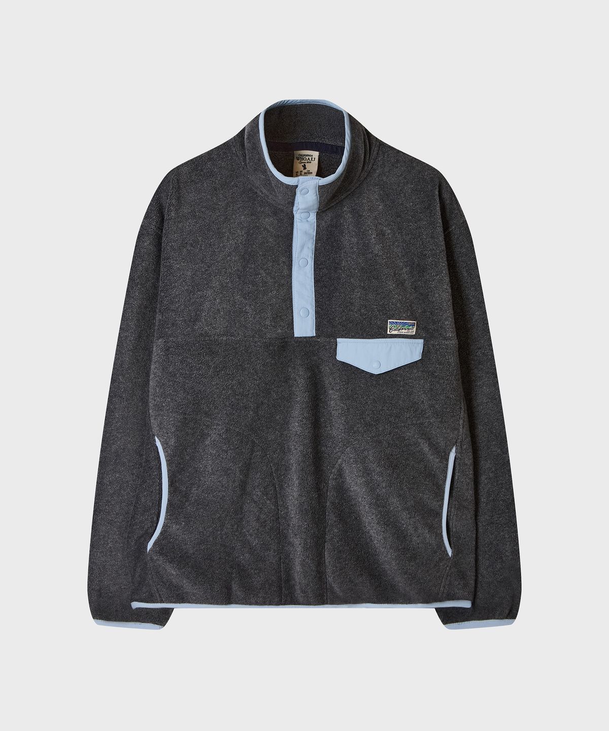 후아유(WHO.A.U) Button Fleece Half Zip-up / WHMAG4V22U