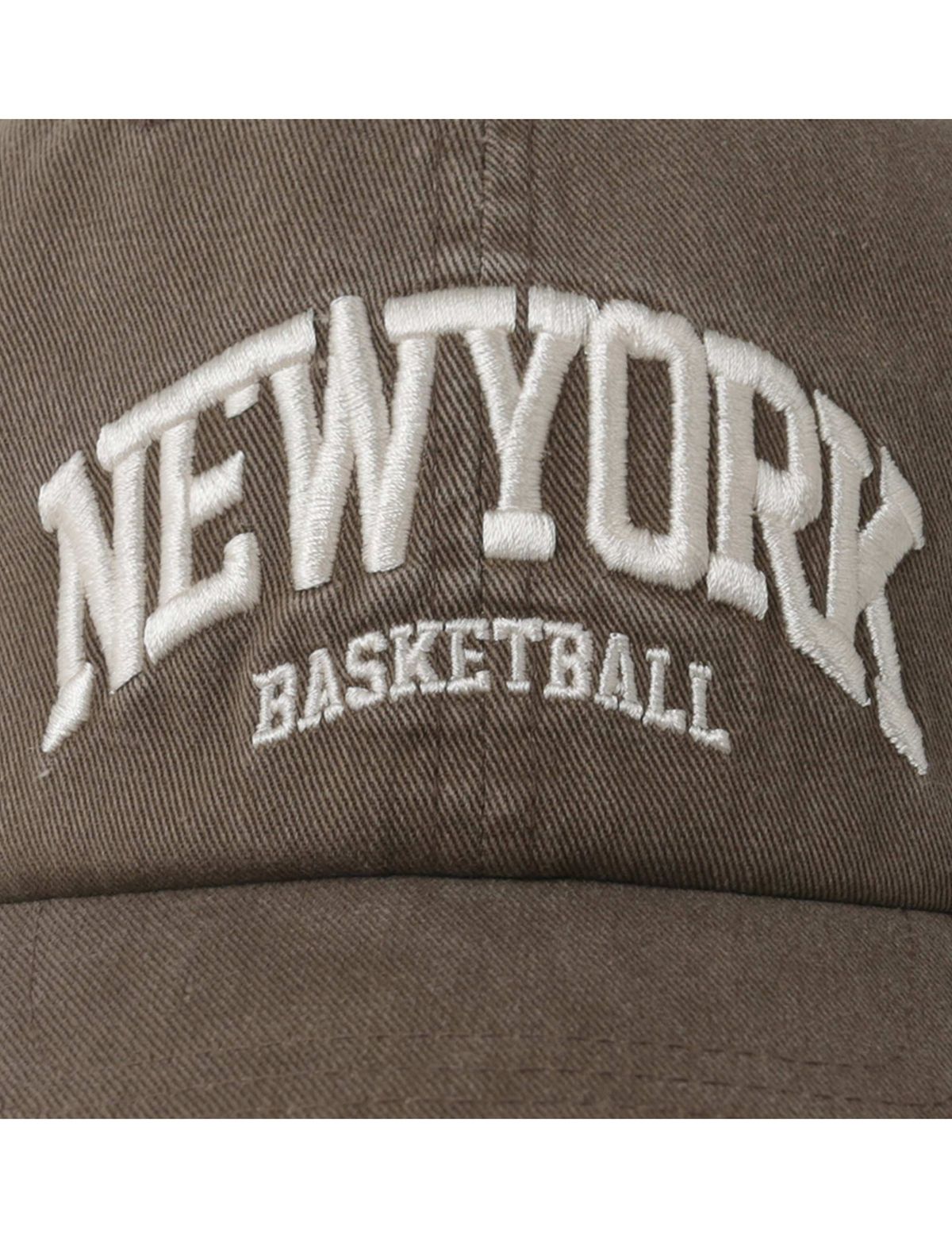 엔비에이(NBA) [셀럽 착용] NYK 아치형 시티 피그먼트 SOFT COMFORT CAP_SC170 다크 브라운