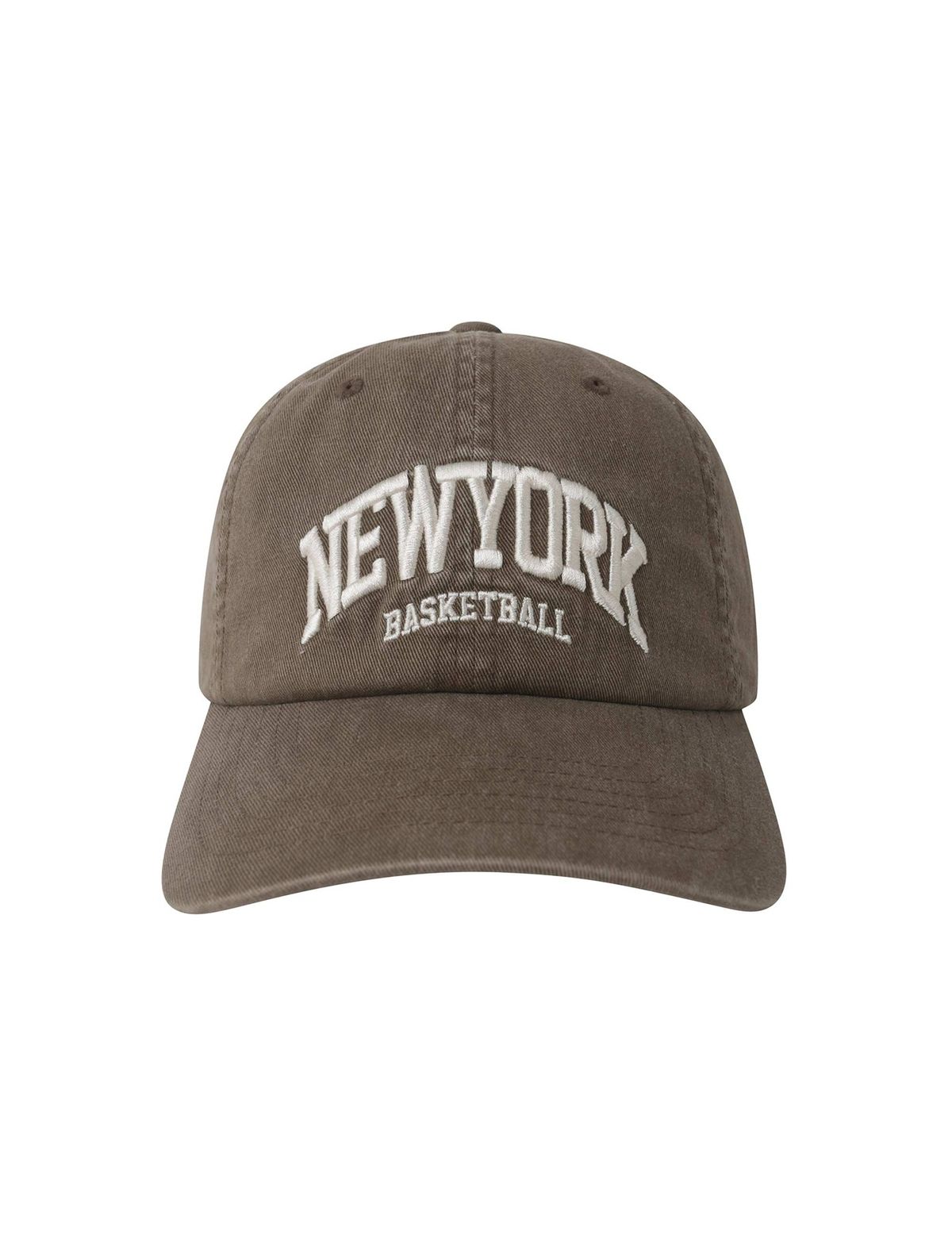 엔비에이(NBA) [셀럽 착용] NYK 아치형 시티 피그먼트 SOFT COMFORT CAP_SC170 다크 브라운