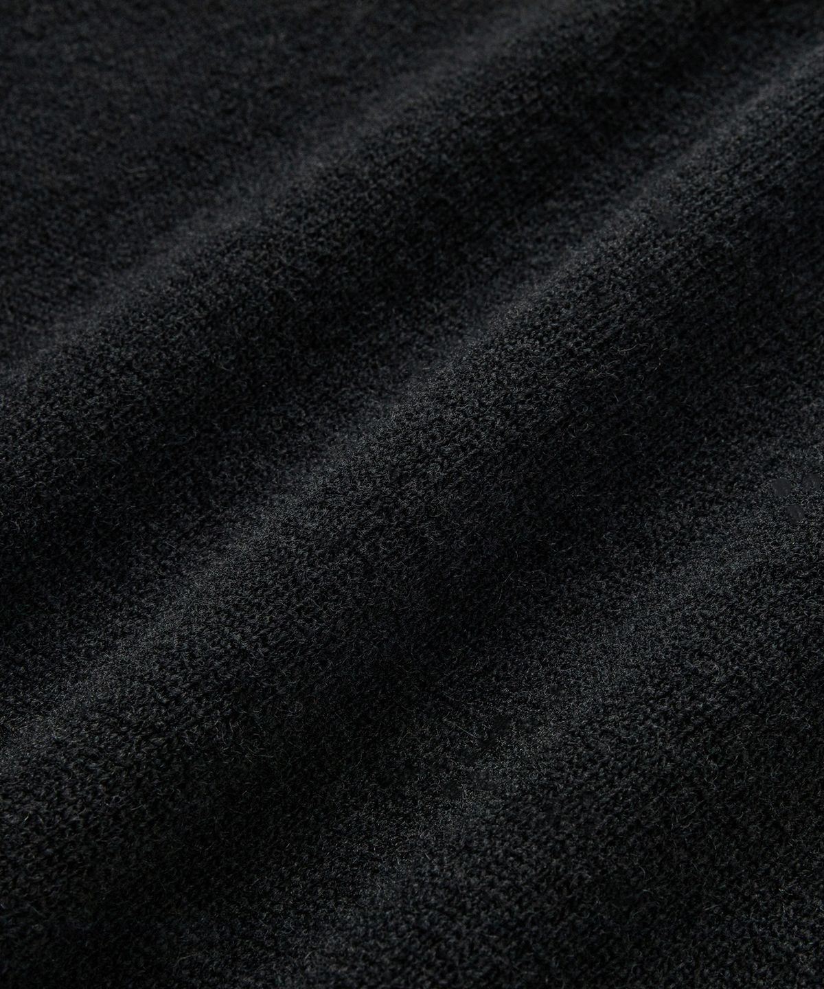 브랜디드(BRANDED) COMFORT WOOL HENLEY NECK KNIT [BLACK]