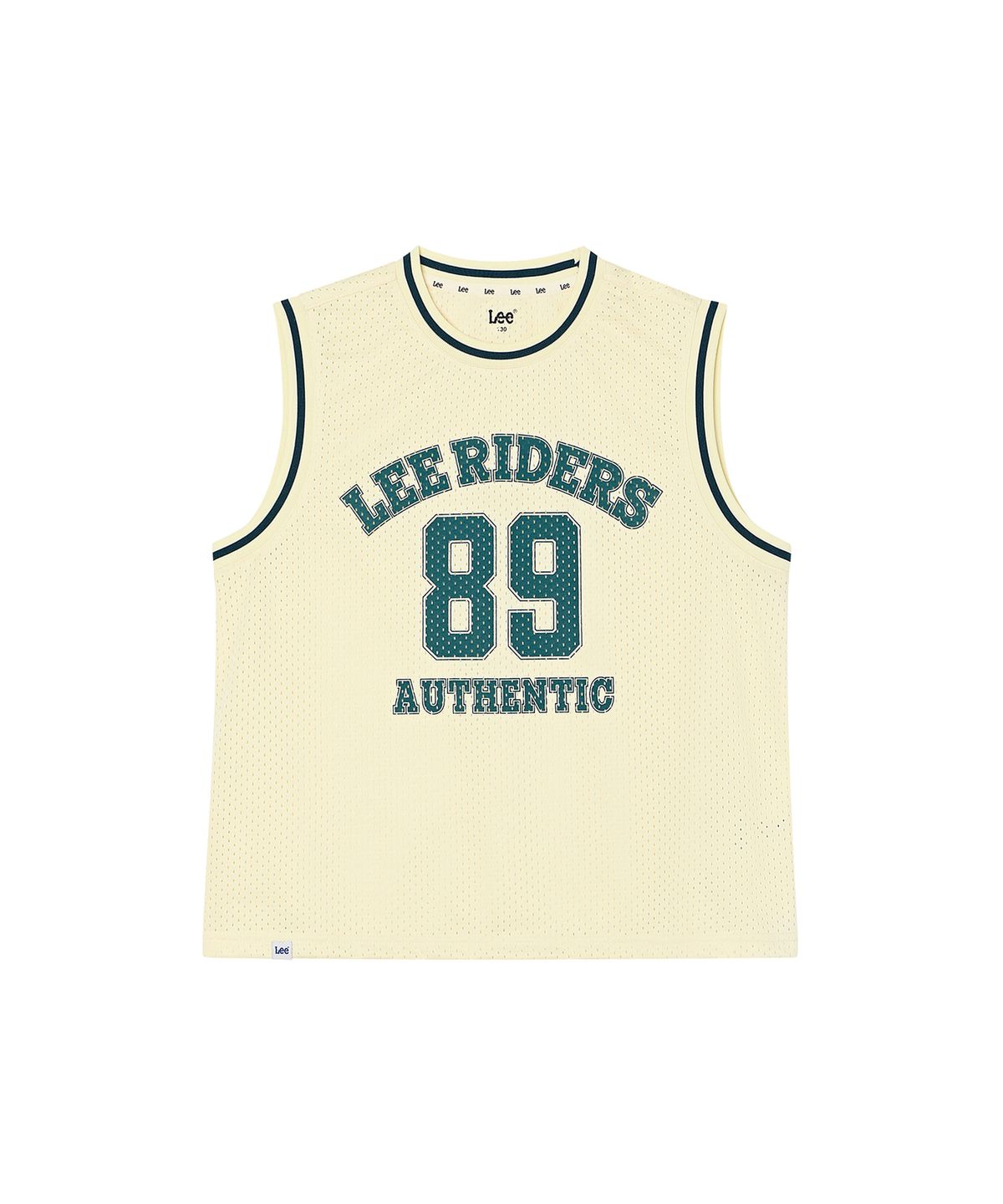 리 키즈(LEE KIDS) 기능성 메쉬 슬리브리스 라이트옐로우 LK2602SL60LY