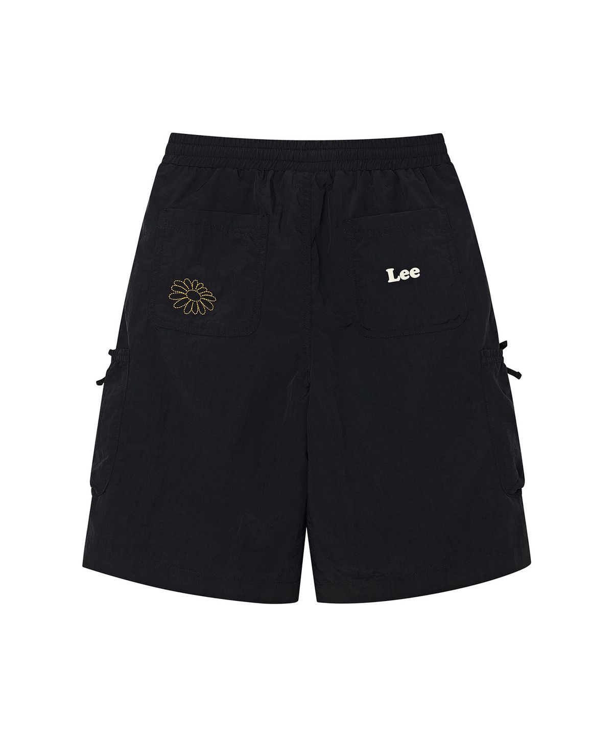 리 키즈(LEE KIDS) 데이지 리본 포켓 나일론 카고 팬츠 블랙 LK2602SO40BK