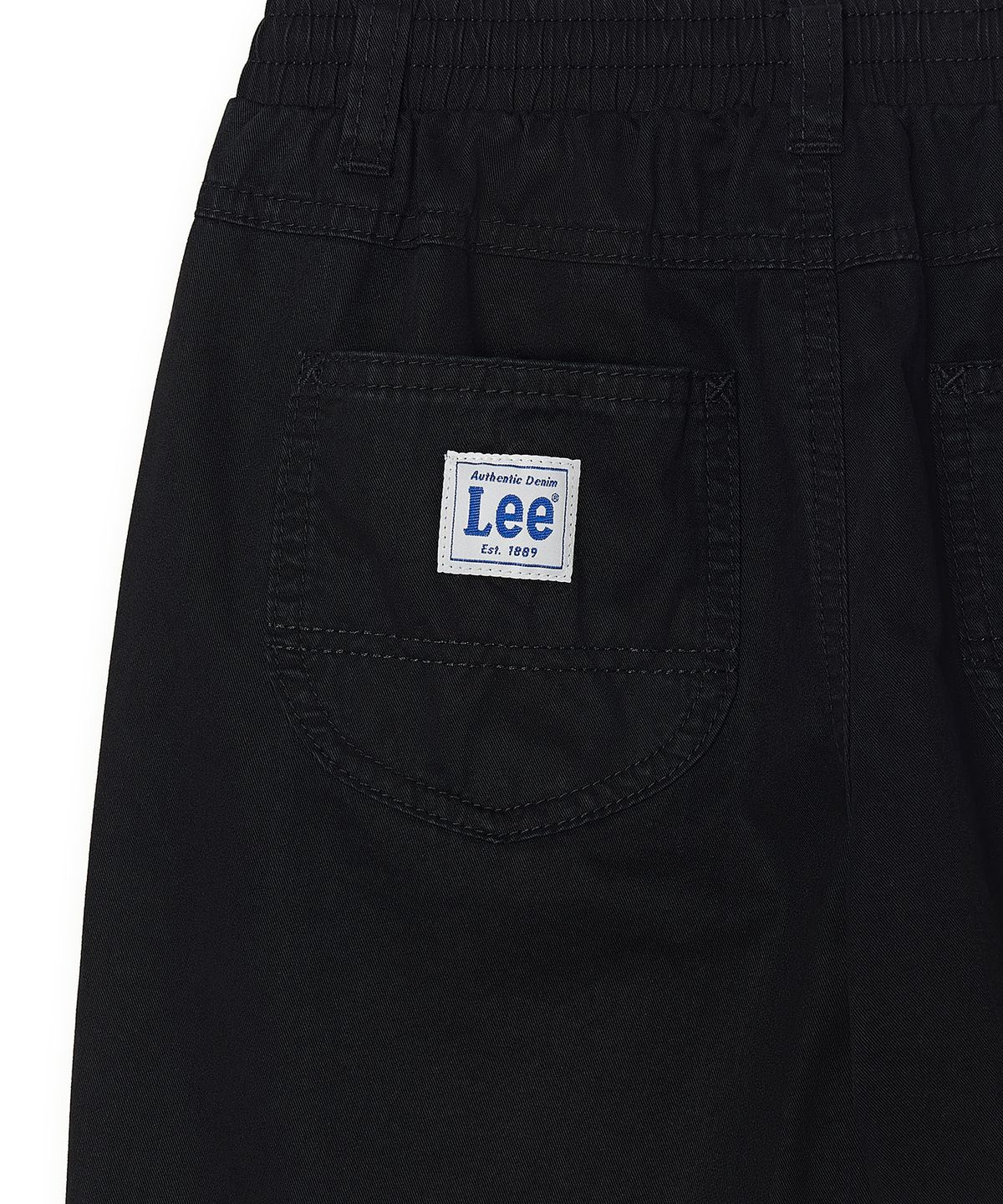 리 키즈(LEE KIDS) 버뮤다 6부 면트윌 팬츠 블랙 LK2602SO31BK
