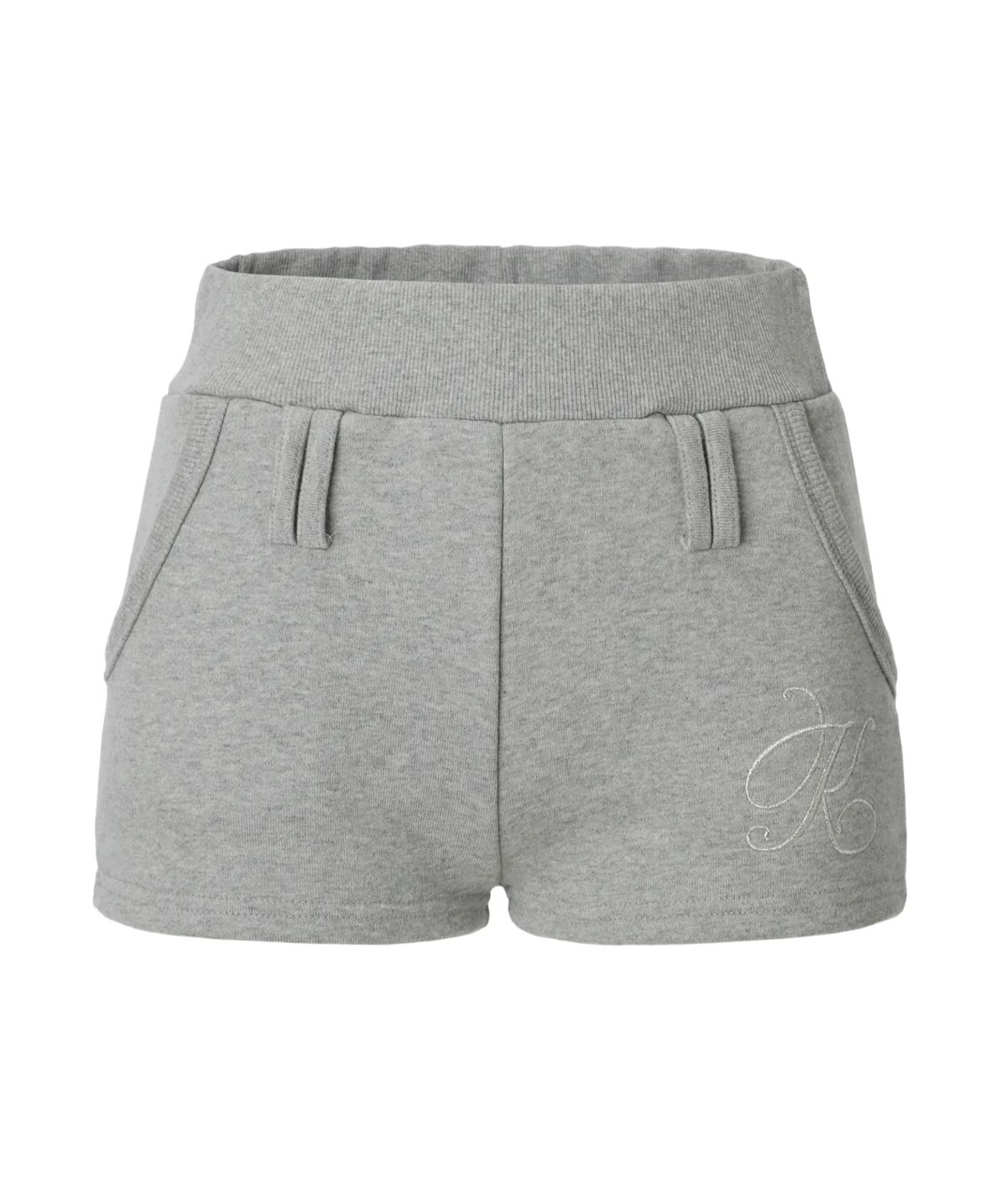 카키포인트(KHAKIPOINT) Lettering Sweat Shorts (gray)
