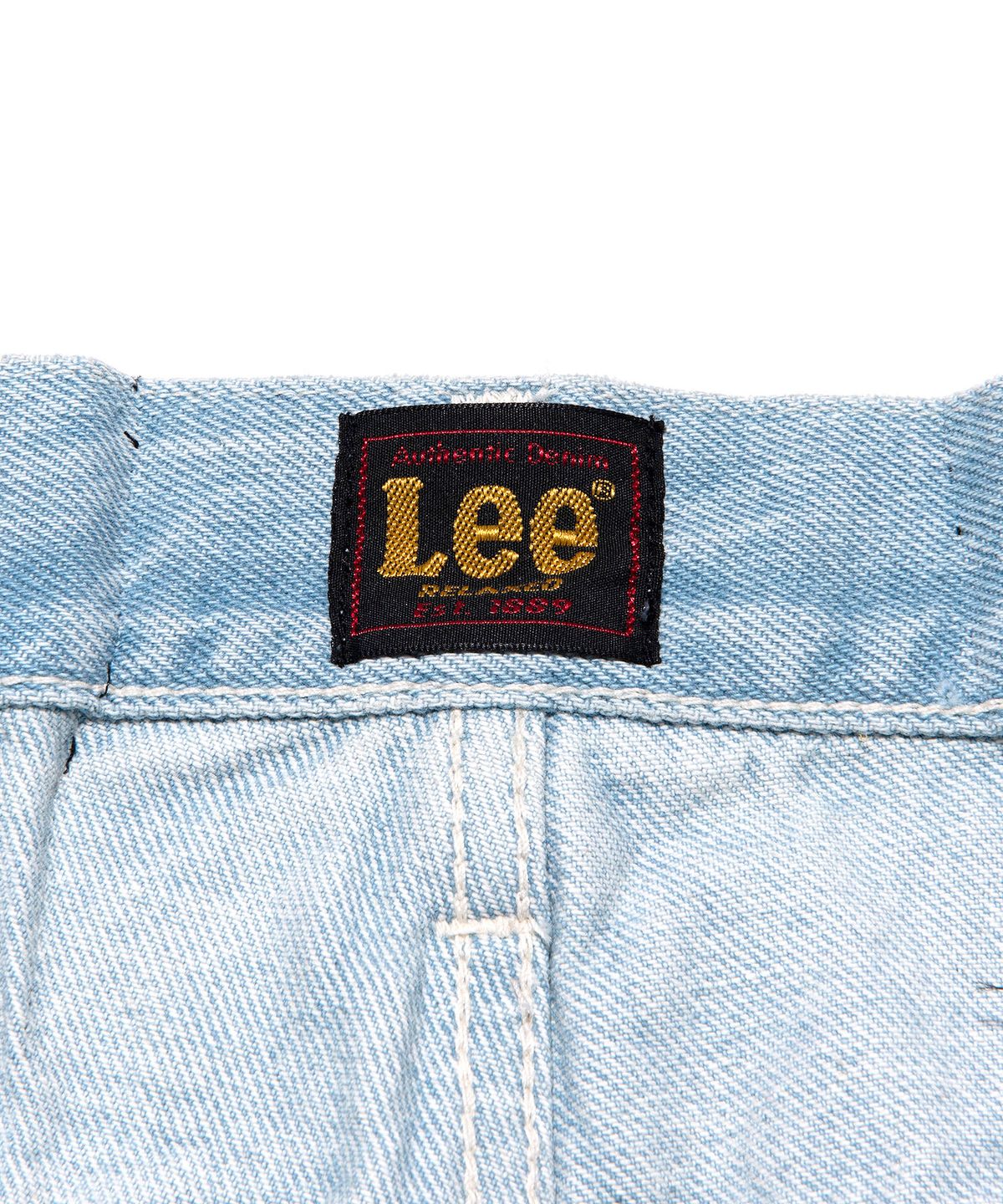 리(LEE) 맨 릴랙스드핏 페인팅 데님 팬츠 인디고 라이트