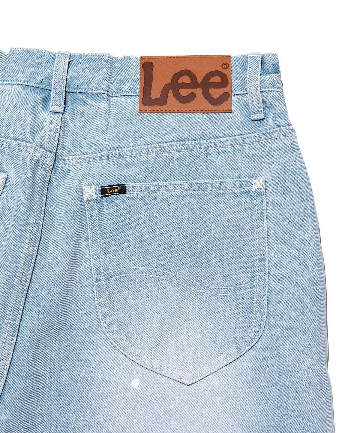 리(LEE) 맨 릴랙스드핏 페인팅 데님 팬츠 인디고 라이트