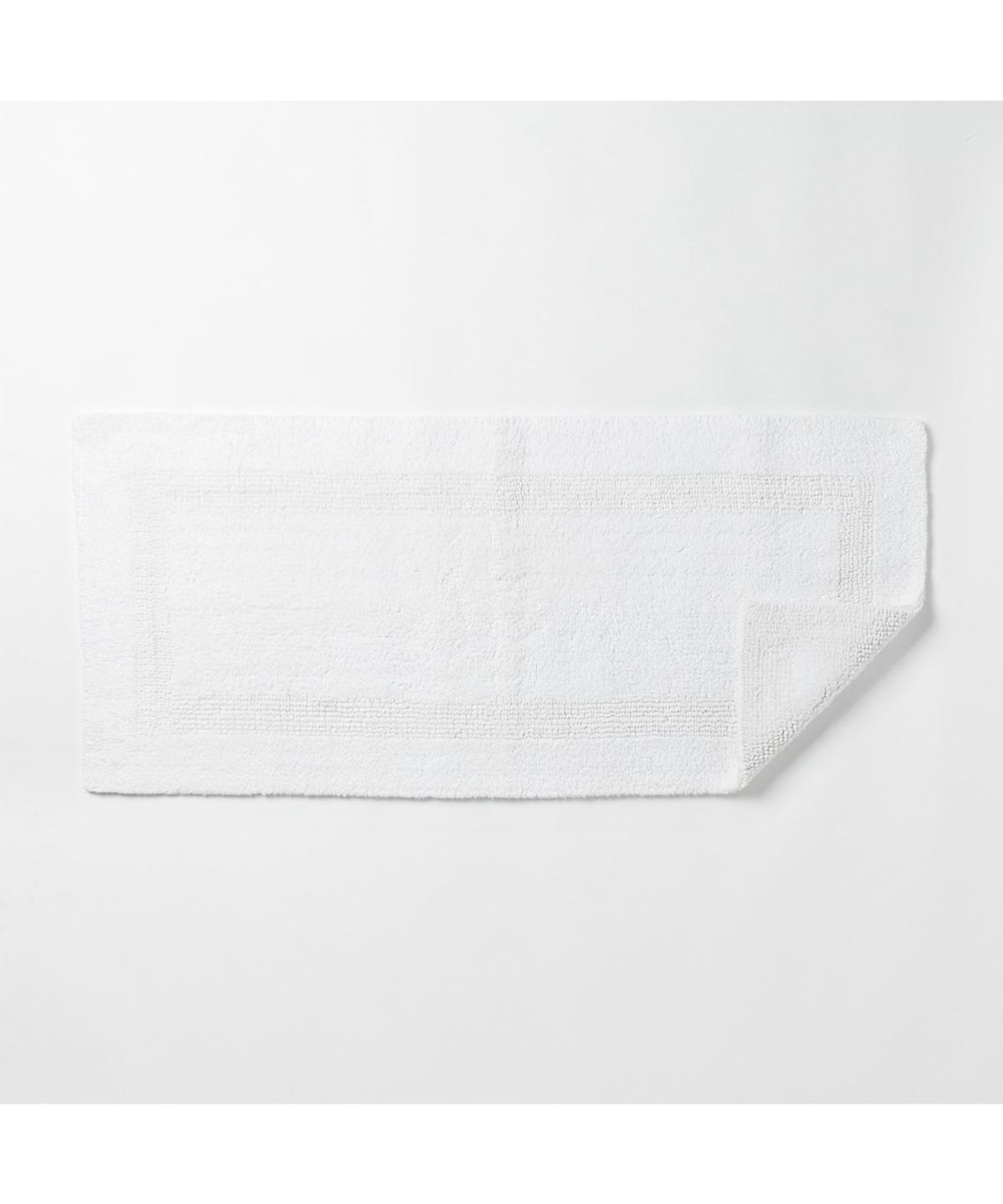 자주(JAJU) 보더 양면 다용도 매트_100x45cm_화이트