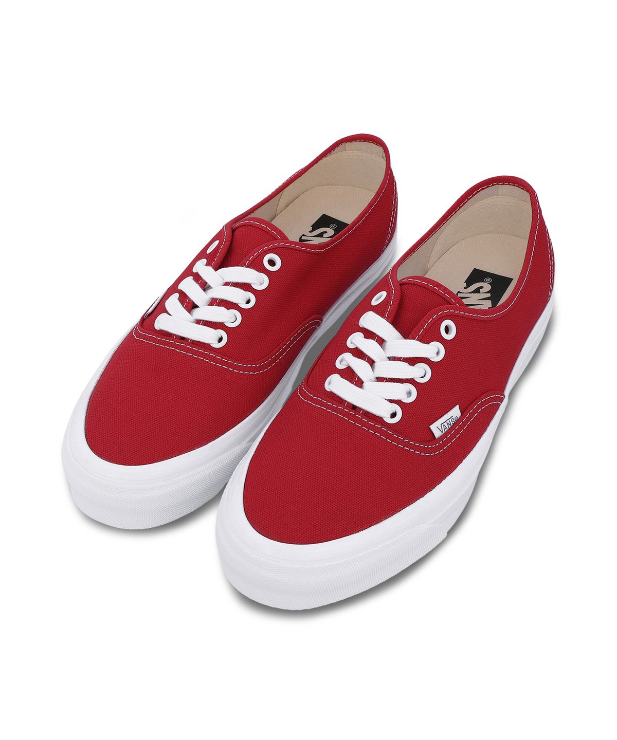 반스(VANS) 프리미엄 어센틱 44 LX - 레이싱 레드 / VN000EBNIZQ1