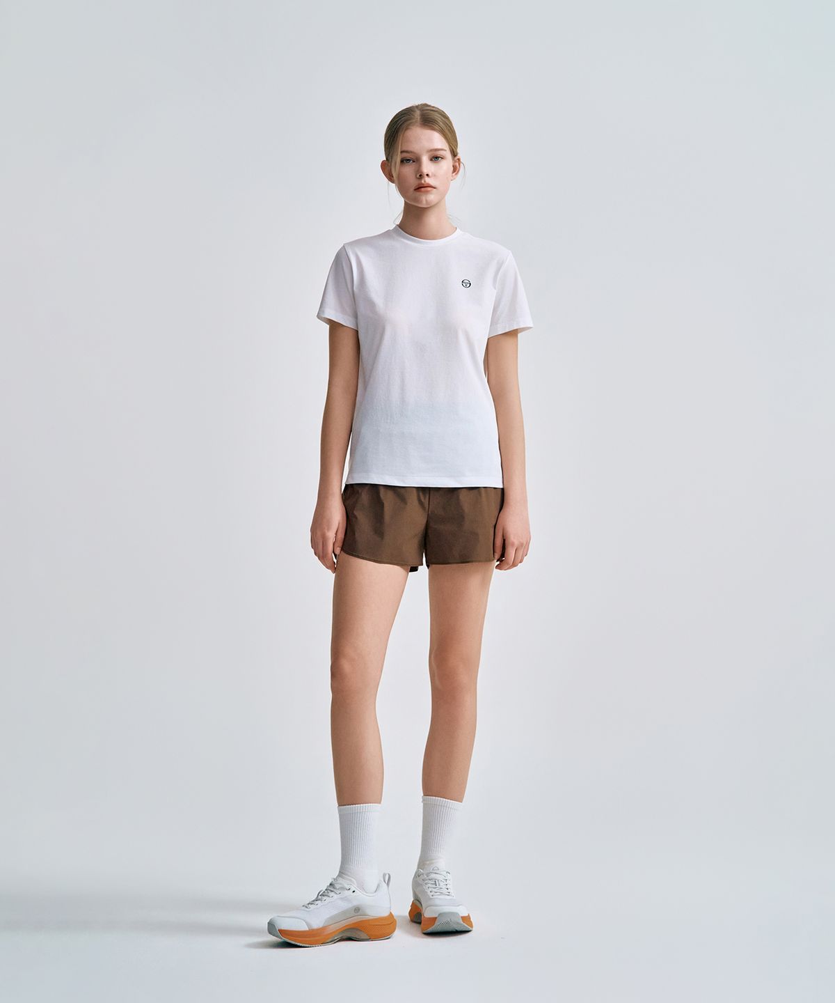 세르지오 타키니(SERGIO TACCHINI) W 쿨매치 반팔 티셔츠 (White)