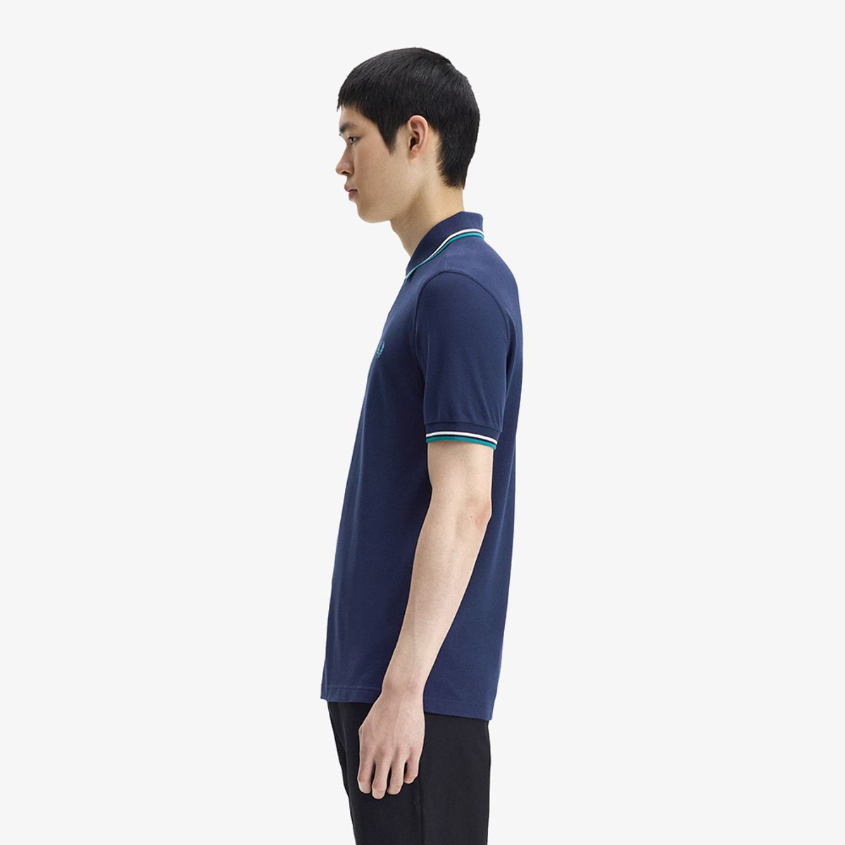 프레드페리(FRED PERRY) [M3600] 트윈 팁 프레드페리 셔츠 - 테니스블루/스노우화이트/딥민트 AFPM2613600-86A