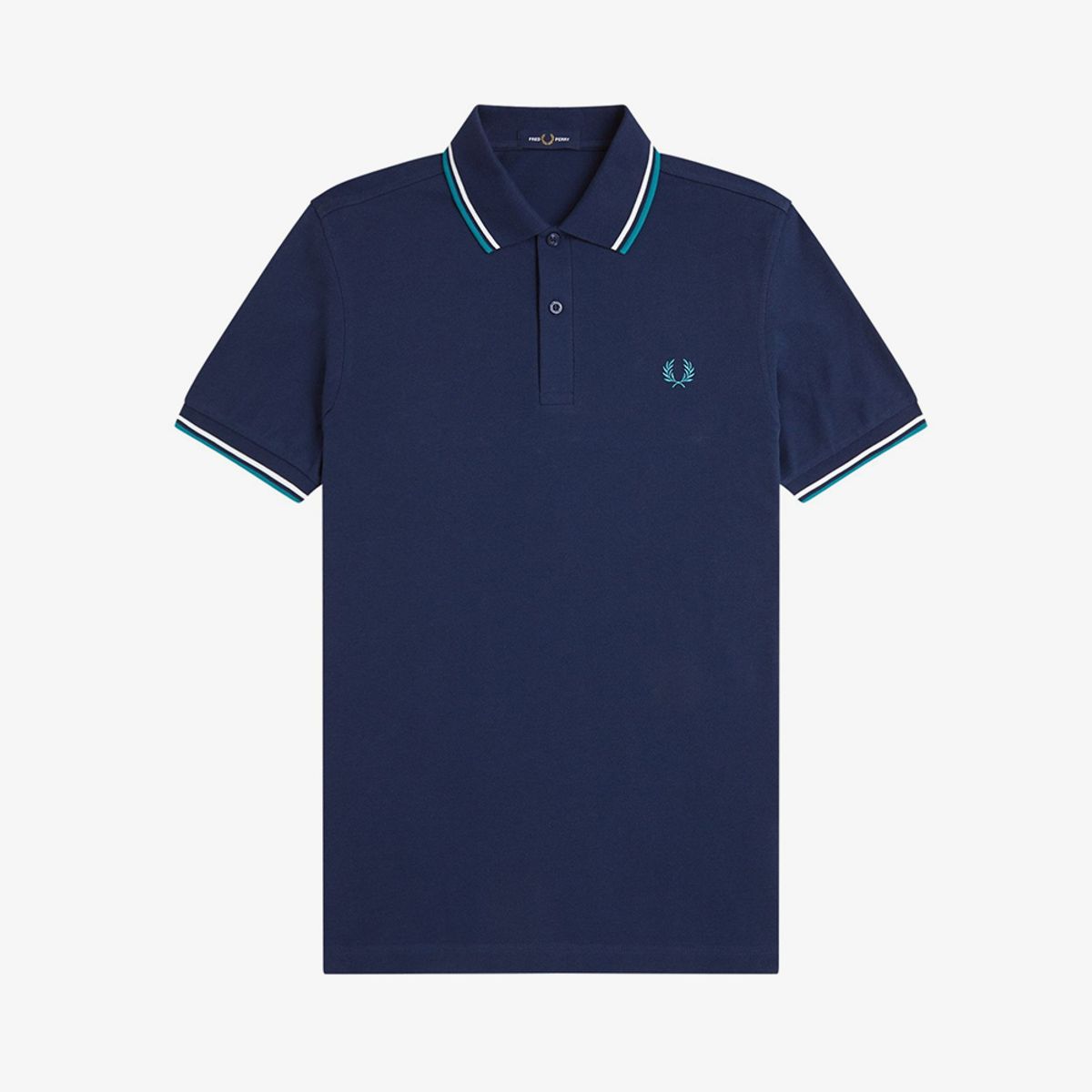 프레드페리(FRED PERRY) [M3600] 트윈 팁 프레드페리 셔츠 - 테니스블루/스노우화이트/딥민트 AFPM2613600-86A