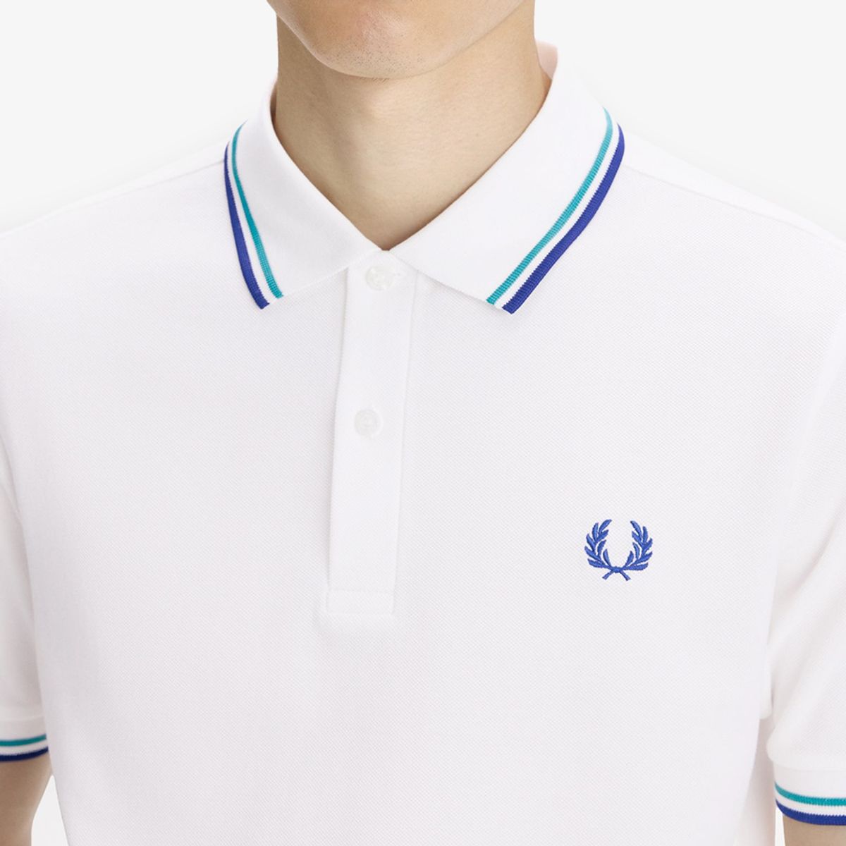 프레드페리(FRED PERRY) [M3600] 트윈 팁 프레드페리 셔츠 - 스노우화이트/딥민트/소호이클립스 AFPM2613600-94A