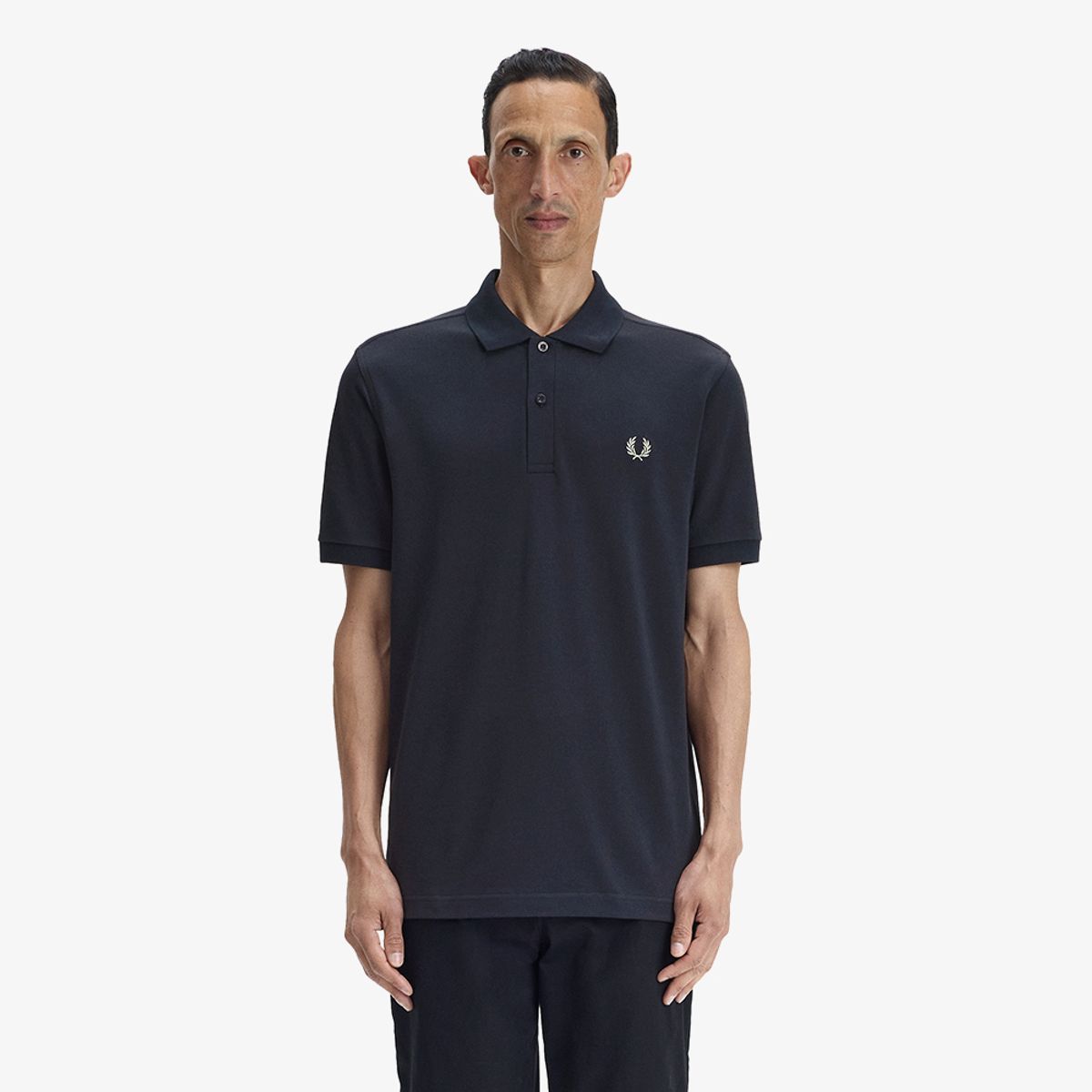 프레드페리(FRED PERRY) [M6000] 플레인 프레드페리 셔츠 - 네이비/시그래스 AFPM2616000-T73