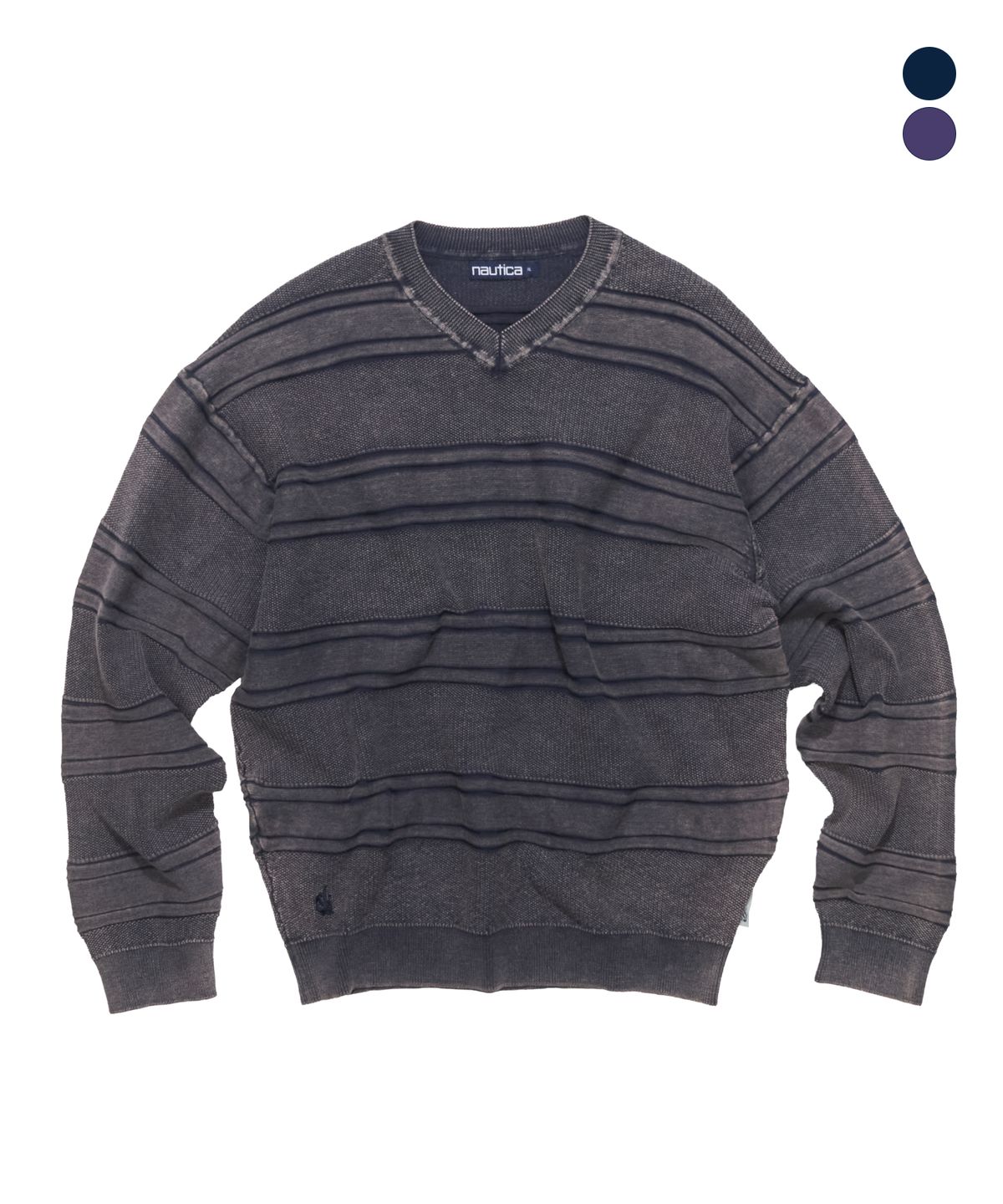 노티카(NAUTICA) 하버 넷 브이넥 풀오버(2colors) NSW5856