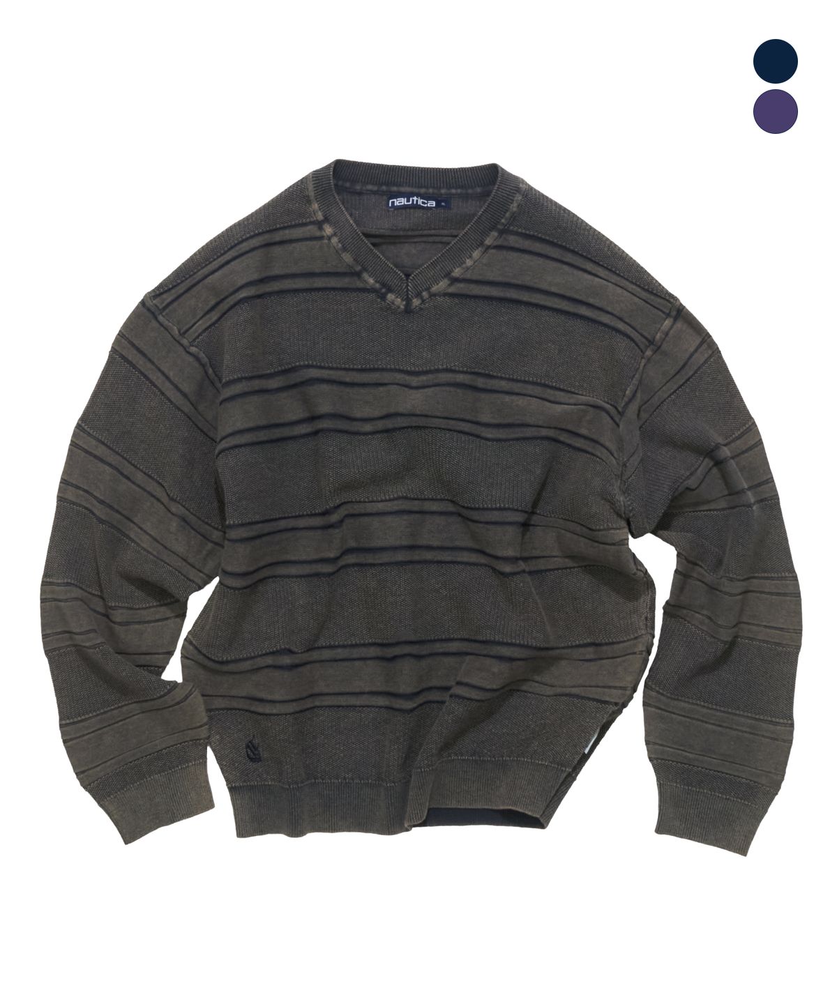 노티카(NAUTICA) 하버 넷 브이넥 풀오버(2colors) NSW5856