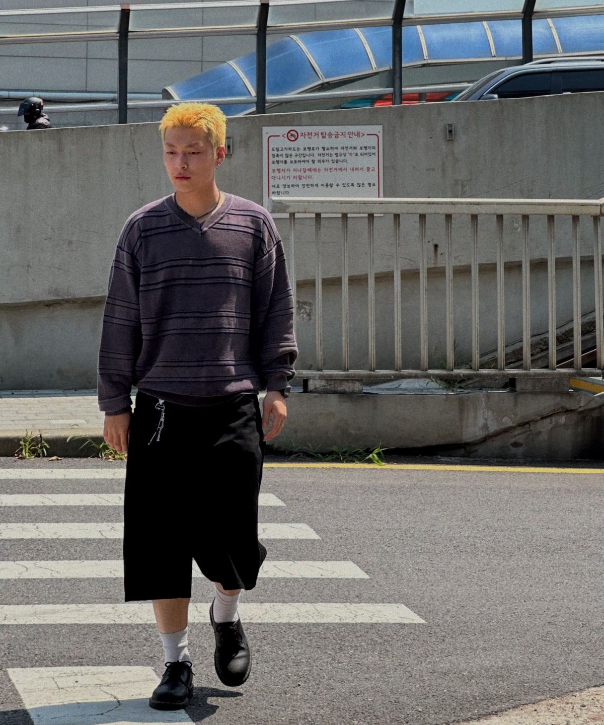 노티카(NAUTICA) 하버 넷 브이넥 풀오버(2colors) NSW5856