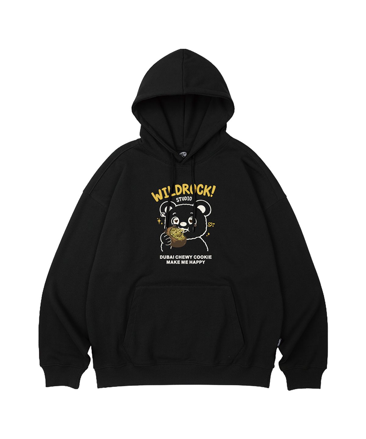 와일드락(WILDROCK) (기모추가) 두쫀쿠 베어 오버핏 후드_6 COL