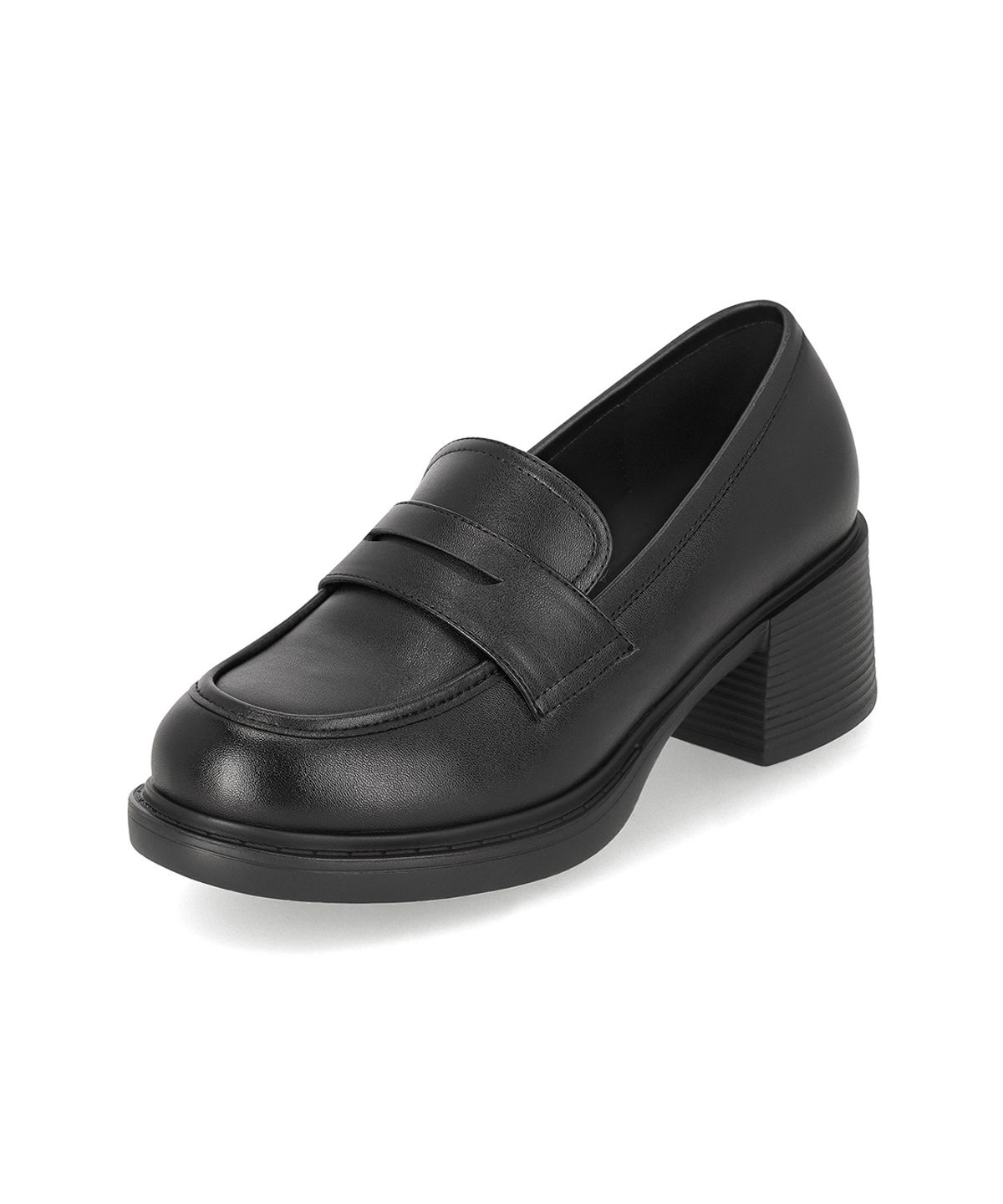 엘칸토(ELCANTO) 인텐스 여성 클래식 블록힐 페니로퍼 5.5cm LCWD51I613