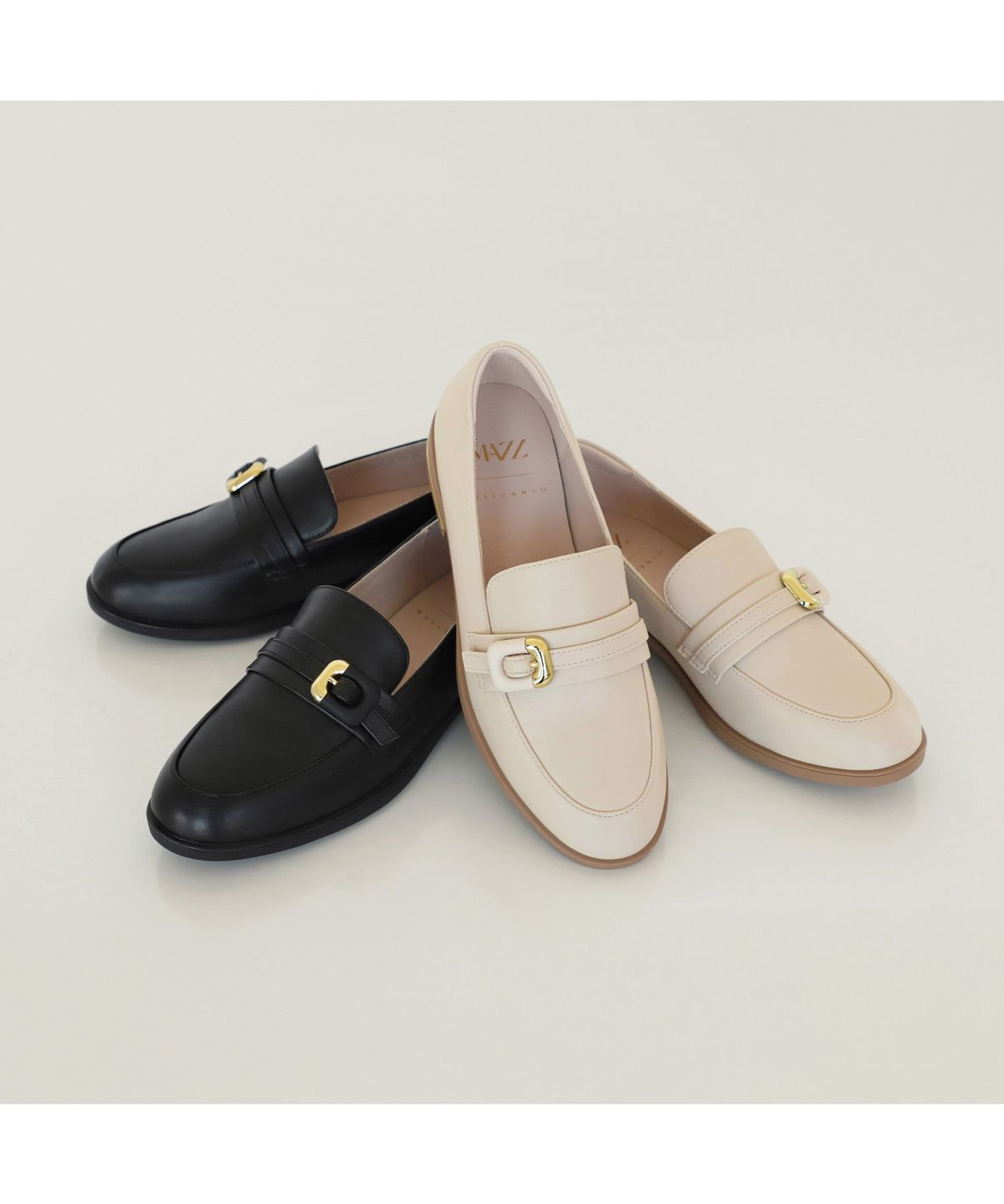 엘칸토(ELCANTO) 마쯔 여성 미니버클  캐주얼 로퍼 2.5cm LCWC02M613