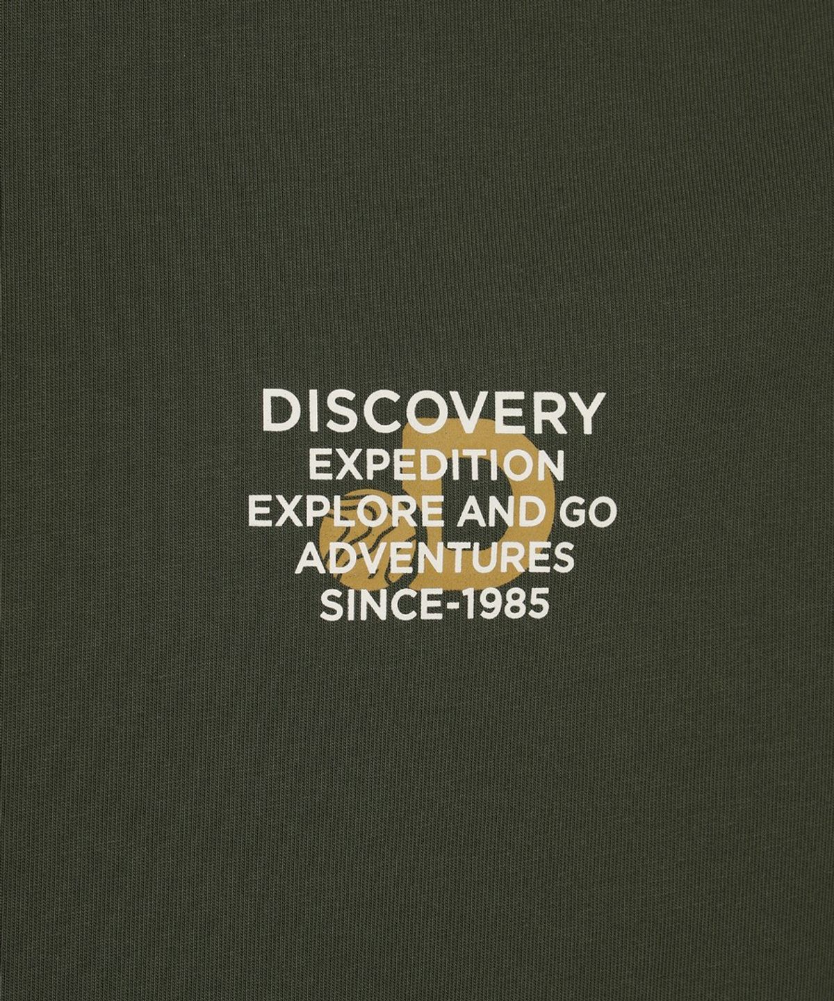 디스커버리 익스페디션(DISCOVERY EXPEDITION) 유니 헤비웨이트 스몰레터 반팔티셔츠 (D/KHAKI)