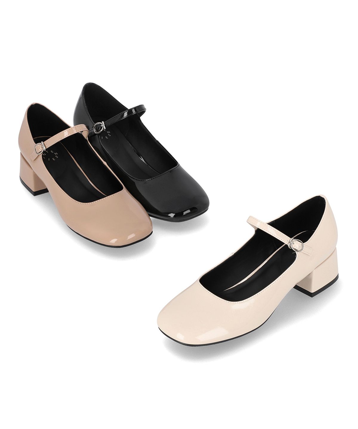 엘칸토(ELCANTO) 인텐스 여성 블록힐 메리제인  4cm LCWD98I613