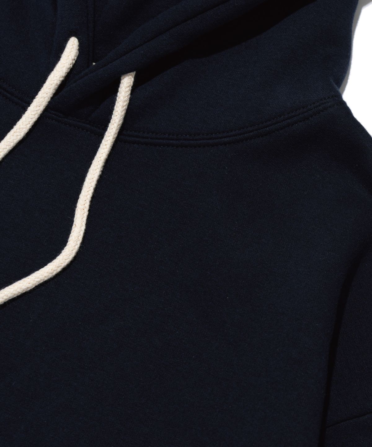 서울어패럴(SEOUL APPAREL) 서울 로고 스트링 후드 티셔츠 (네이비)
