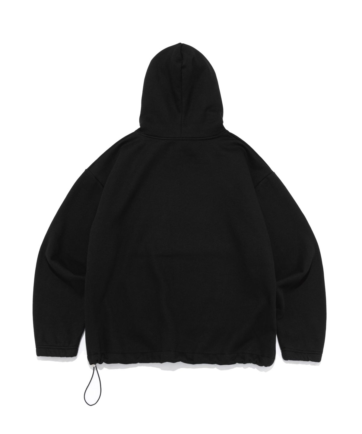 서울어패럴(SEOUL APPAREL) 서울 로고 스트링 후드 티셔츠 (블랙)
