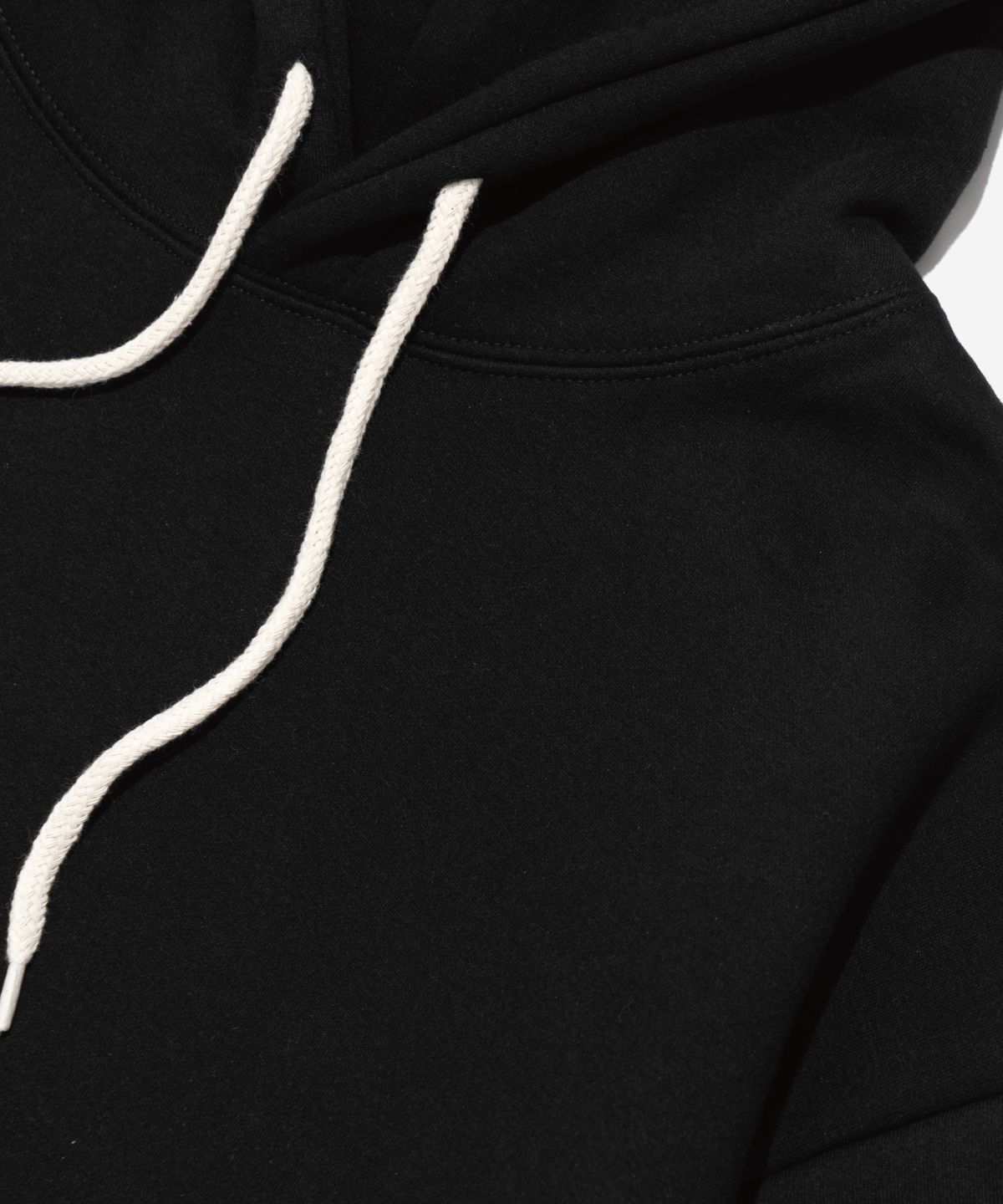 서울어패럴(SEOUL APPAREL) 서울 로고 스트링 후드 티셔츠 (블랙)