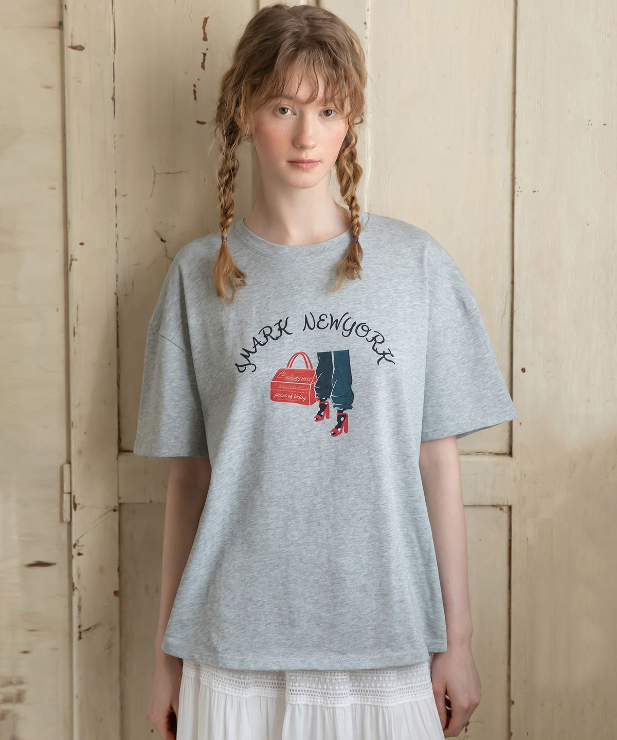 제이마크뉴욕(JMARKNEWYORK) Lettering T-shirt_2color