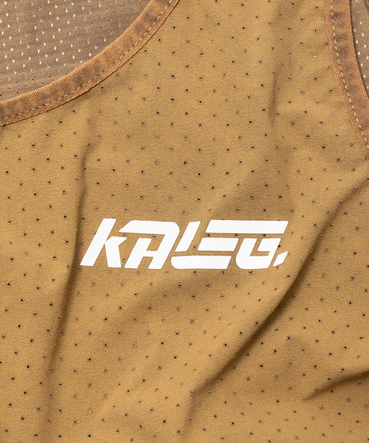 칼렉(KALEG) 워시드 에어블레이드 레이스 싱글렛 여성 (워싱 오렌지)