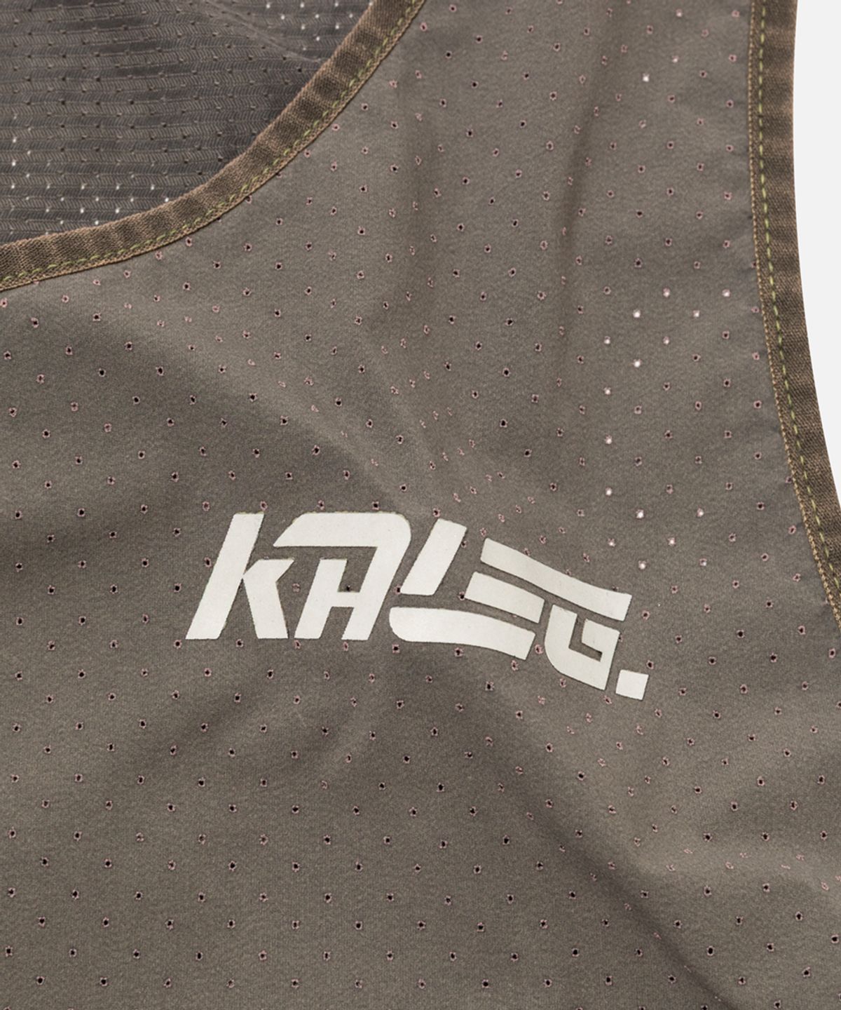칼렉(KALEG) 워시드 에어블레이드 레이스 싱글렛 남성 (워싱 마일드그레이)