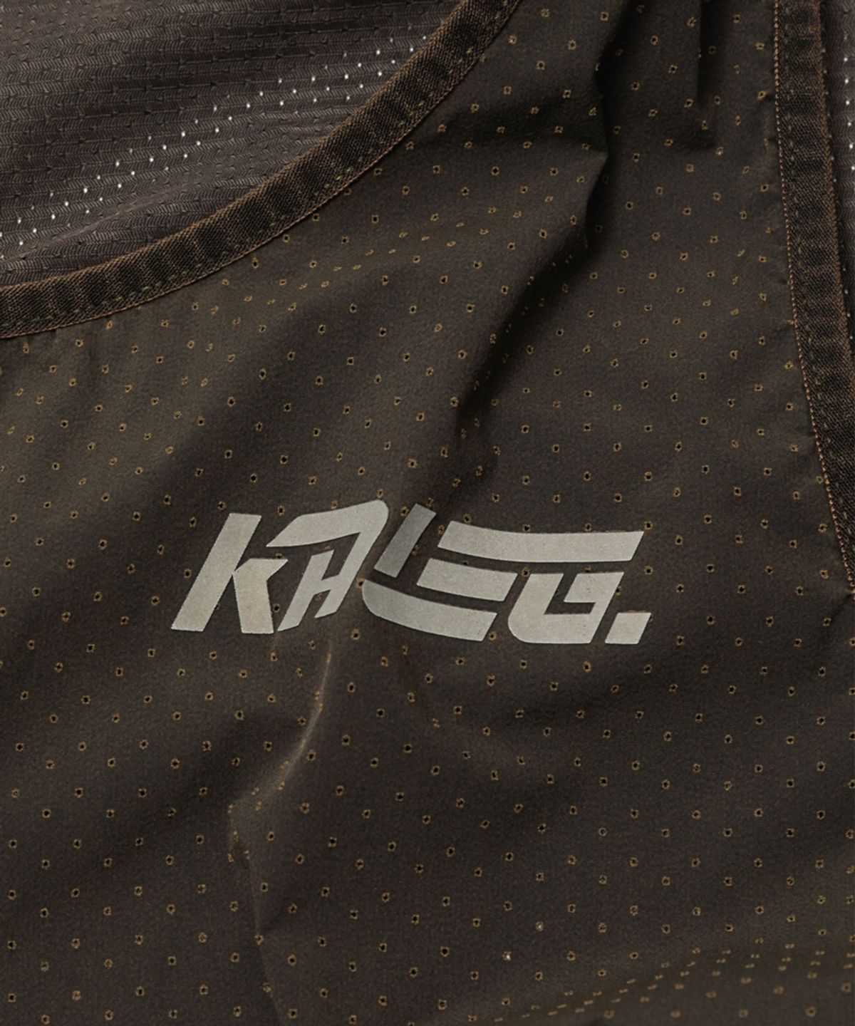 칼렉(KALEG) 워시드 에어블레이드 레이스 싱글렛 남성 (워싱 브라운)