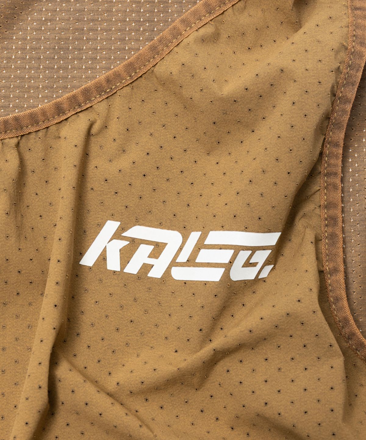 칼렉(KALEG) 워시드 에어블레이드 레이스 싱글렛 남성 (워싱 오렌지)