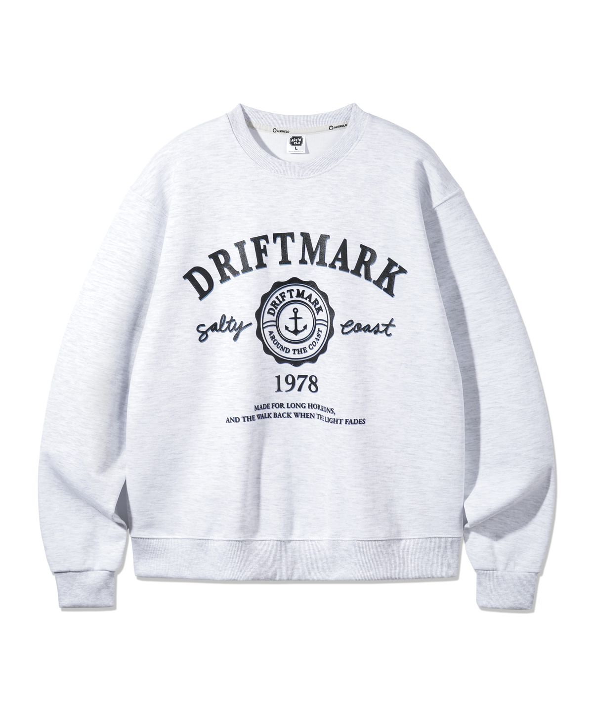 앨빈클로(ALVINCLO) DRIFT MARK 맨투맨 MAR744 (3 COLOR)