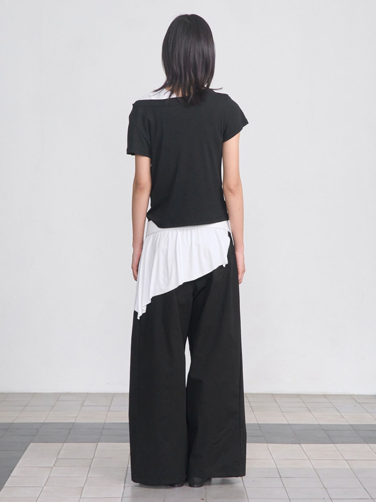 세릭(CERRIC) Wing Layered Pants _ Black